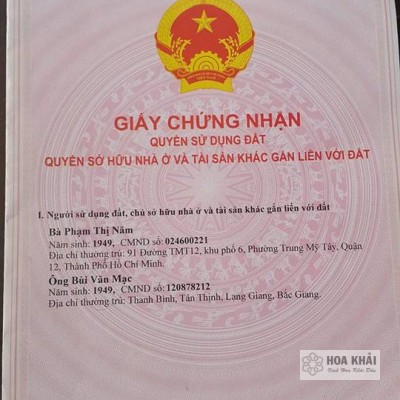 Nhà Chính Chủ - Trung Mỹ Tây