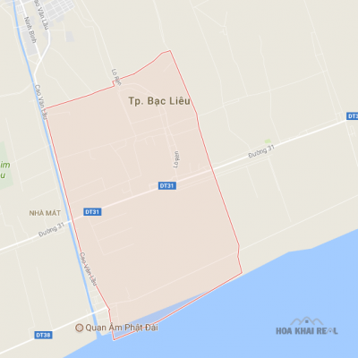 BÁN GẤP LÔ ĐẤT 1 HECTA THÀNH PHỐ BẠC LIÊU