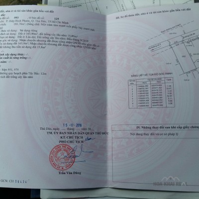 BÁN GẤP 2 NỀN ĐẤT Ở TẠI HIỆP BÌNH PHƯỚC, THỦ ĐỨC