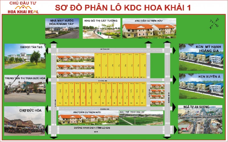 Hoa Khải Real mở bán dự án KDC Hoa Khải 1
